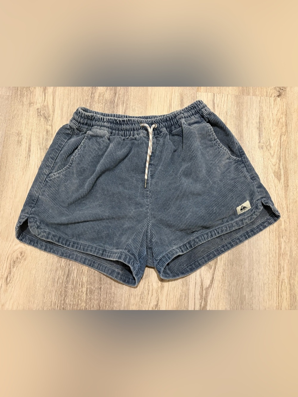 Quiksilver gray-blue corduroy shorts